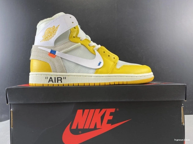 HYPE Yellow-Cone Jordan AQ0818-149 Dark 1 NRG x White Off-White Powder Air 0726